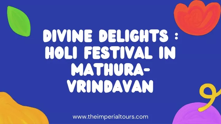 divine delights holi festival in mathura vrindavan
