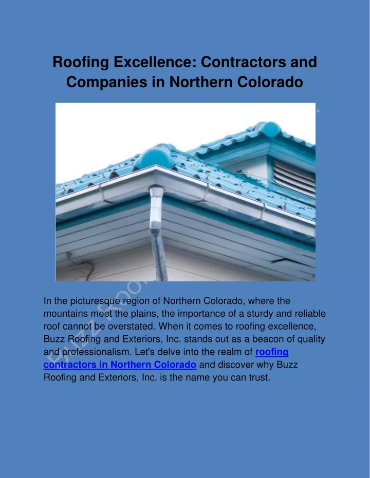 roofing excellence contractors and companies