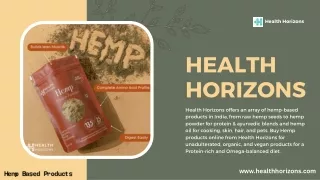 Buy Hemp Hearts Online and Experience Health Horizons Quality