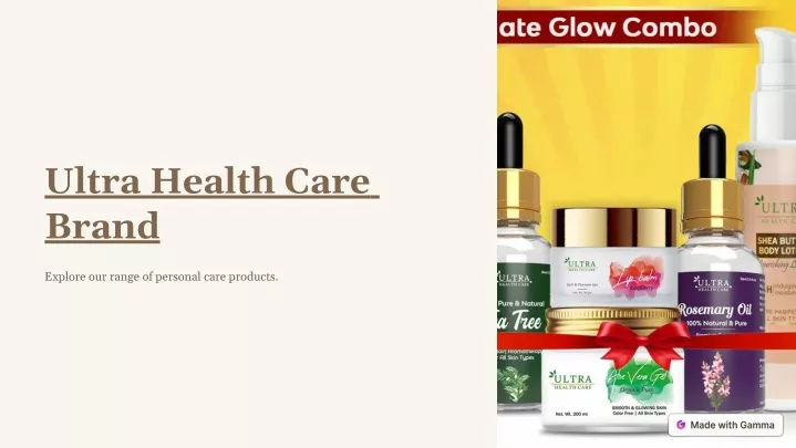 ultra health care brand