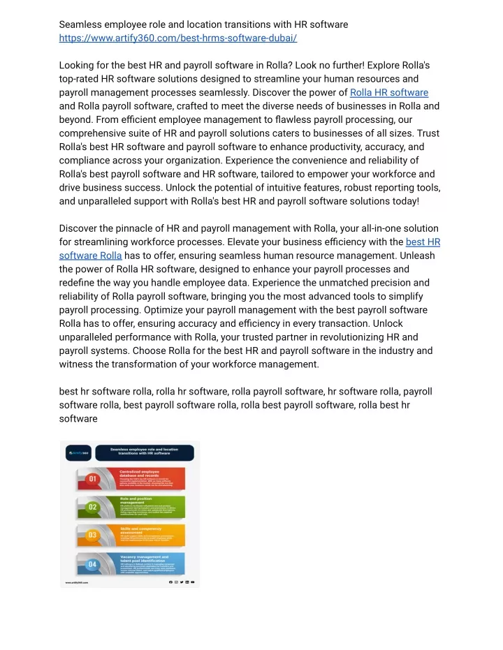 seamless employee role and location transitions