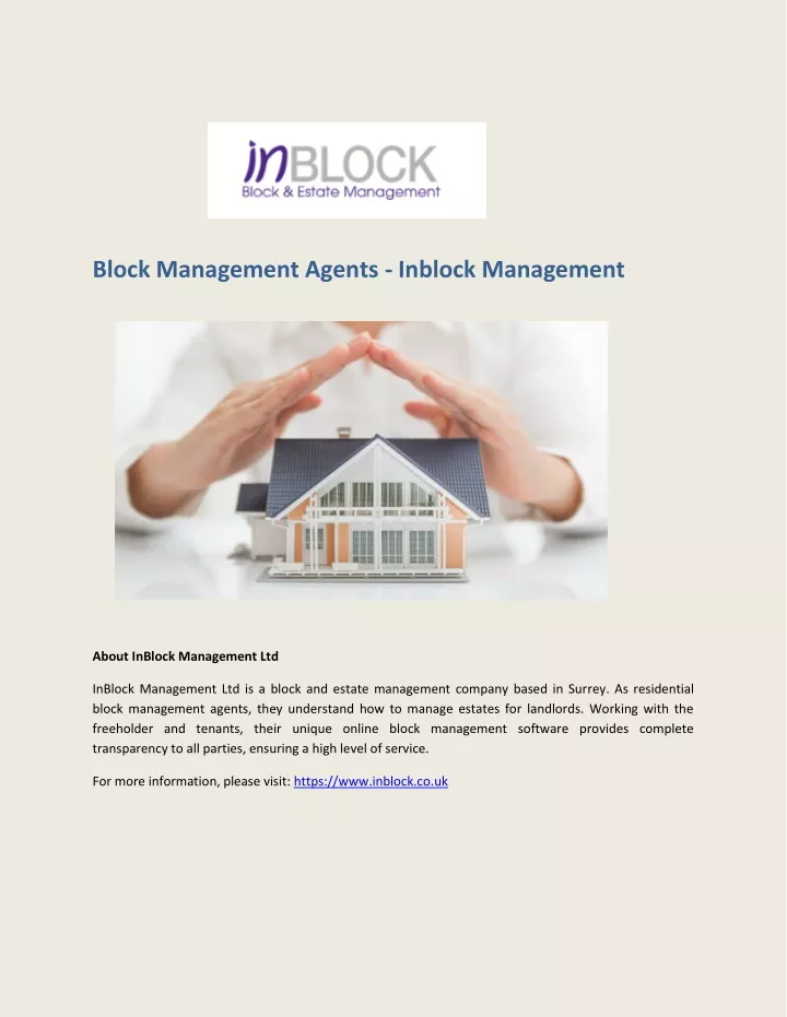 block management agents inblock management