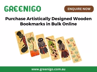 Purchase Artistically Designed Wooden Bookmarks in Bulk Online