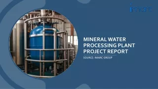 mineral water processing plant project report