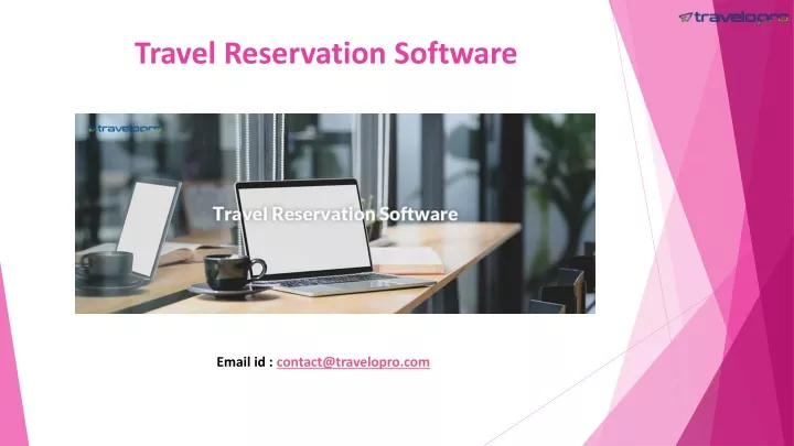 travel reservation software