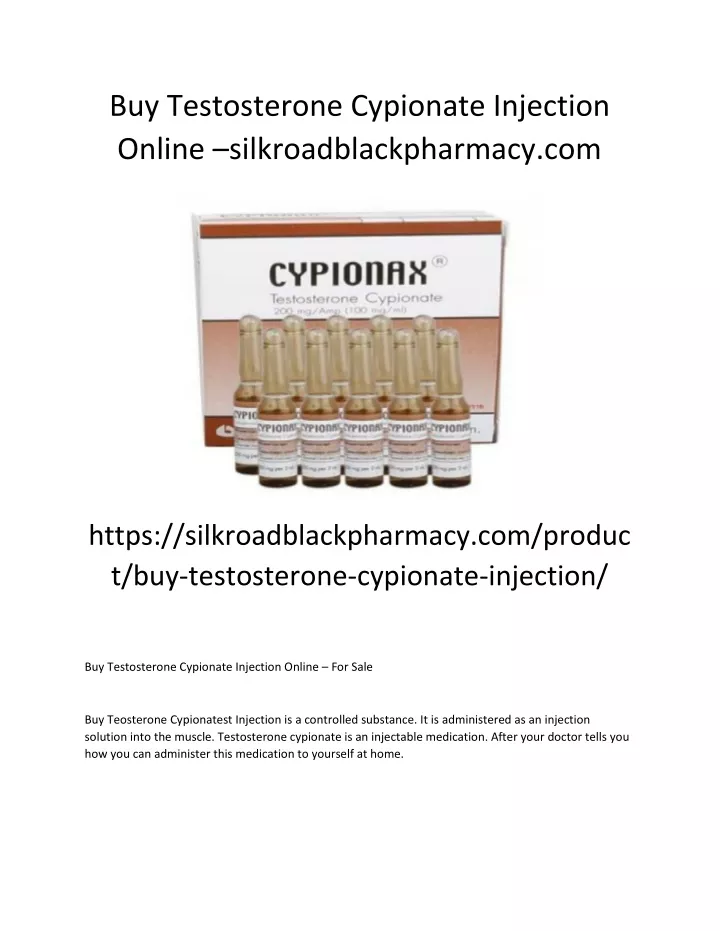 buy testosterone cypionate injection online