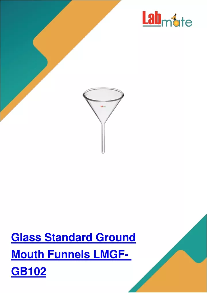 glass standard ground mouth funnels lmgf gb102