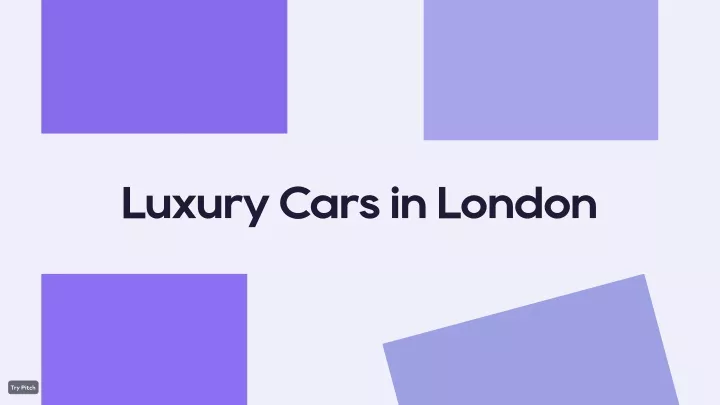 luxury cars in london