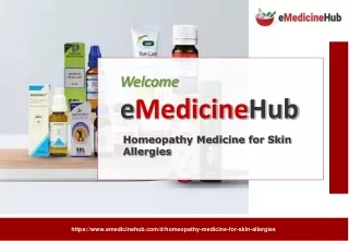 Homeopathy Medicine for Skin Allergies