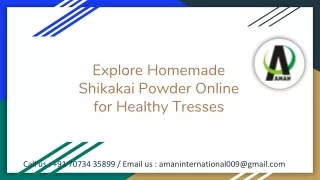 Explore Homemade Shikakai Powder Online for Healthy Tresses
