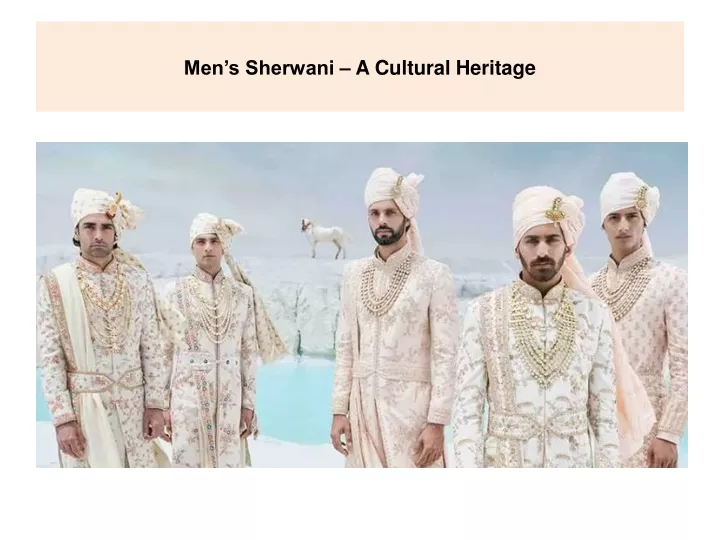 men s sherwani a cultural heritage