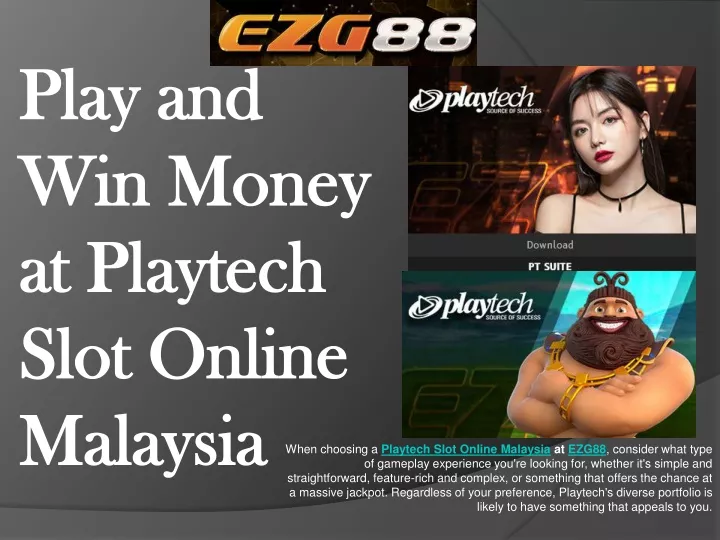 play and win money at playtech slot online