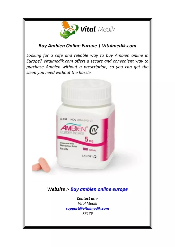 buy ambien online europe vitalmedik com