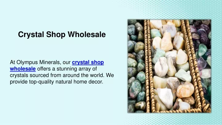 crystal shop wholesale