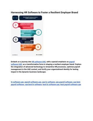 harnessing hr software to foster a resilient