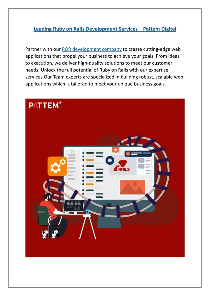 leading ruby on rails development services pattem