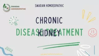 Chronic kidney disease treatment at Swaran Homoeopathic