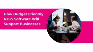 How Budget Friendly NDIS Software Will Support Businesses