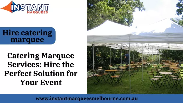 hire catering marquee