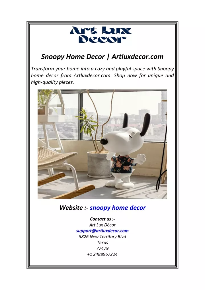 snoopy home decor artluxdecor com