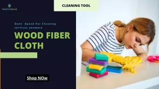 Highly Searched in 2024  Wood Fiber Cloth for Cleaning  100% Natural