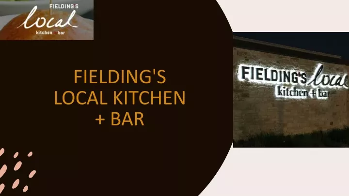 fielding s local kitchen bar