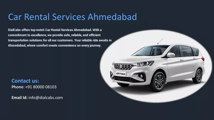 car rental services ahmedabad