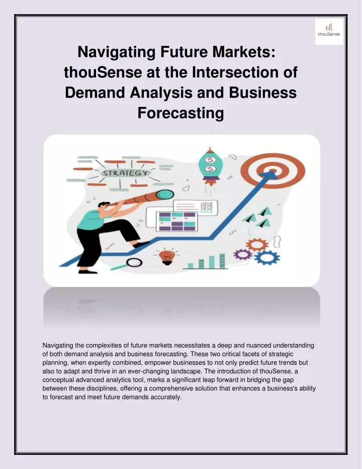 navigating future markets thousense