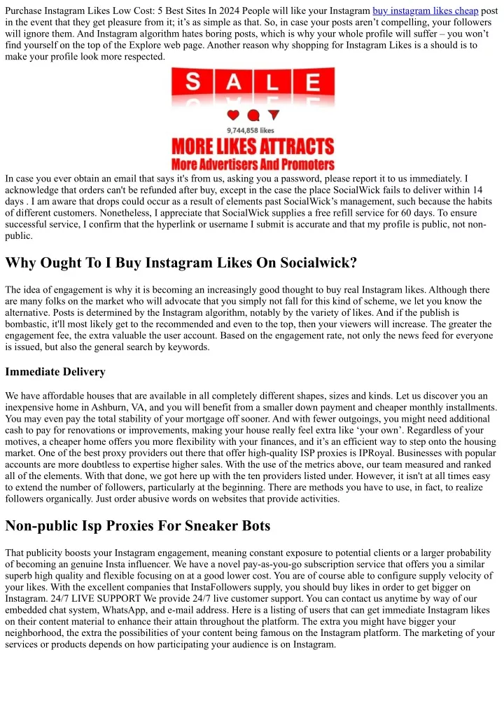 purchase instagram likes low cost 5 best sites