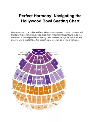 _Perfect Harmony_ Navigating the Hollywood Bowl Seating Chart_