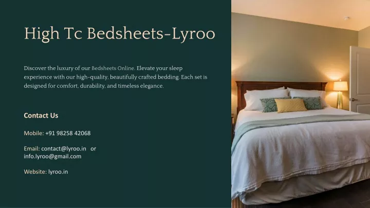 high tc bedsheets lyroo