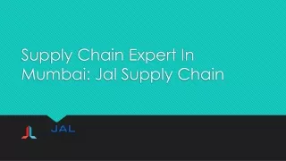 Supply Chain Expert In Mumbai