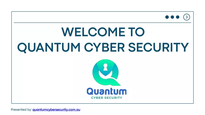 welcome to quantum cyber security