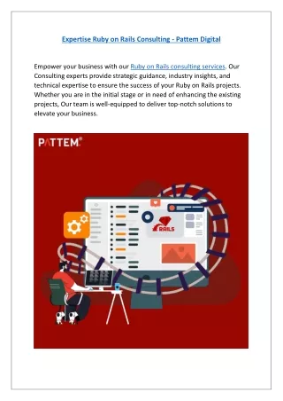 expertise ruby on rails consulting pattem digital