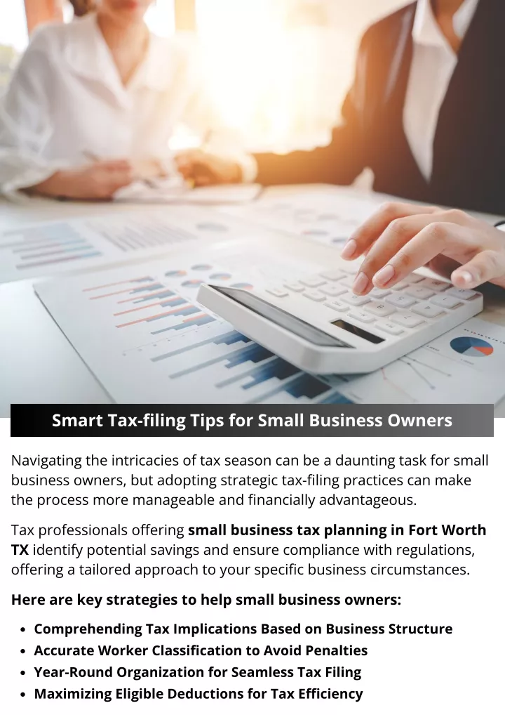 smart tax filing tips for small business owners