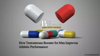 How Testosterone Booster for Men Improves Athletic Performance