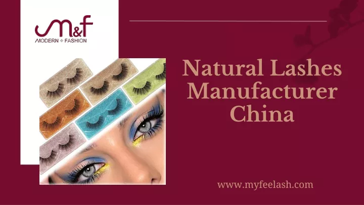 natural lashes manufacturer china
