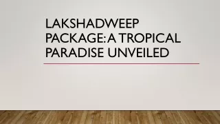 Lakshadweep Package