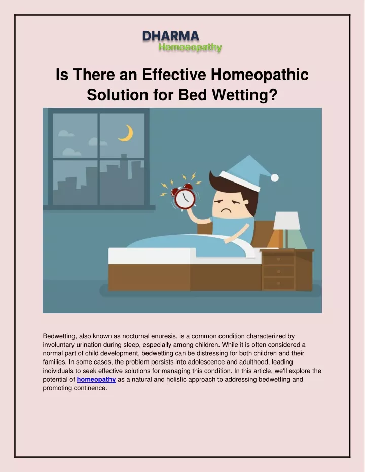 is there an effective homeopathic solution