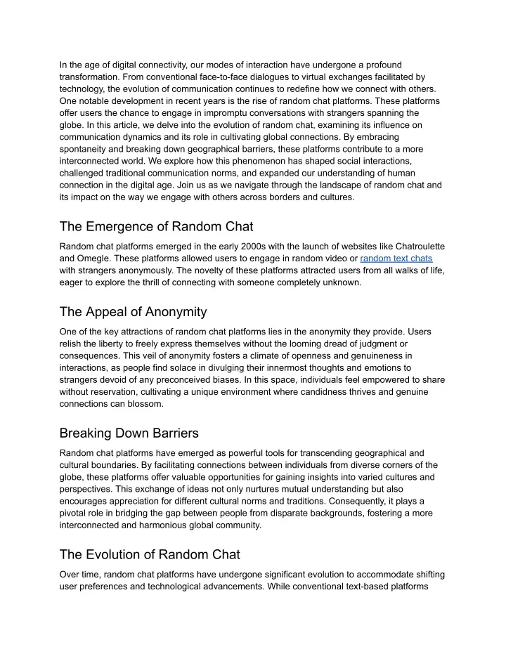 in the age of digital connectivity our modes