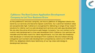 cyblance the best custom application development