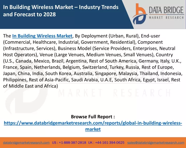 in building wireless market industry trends