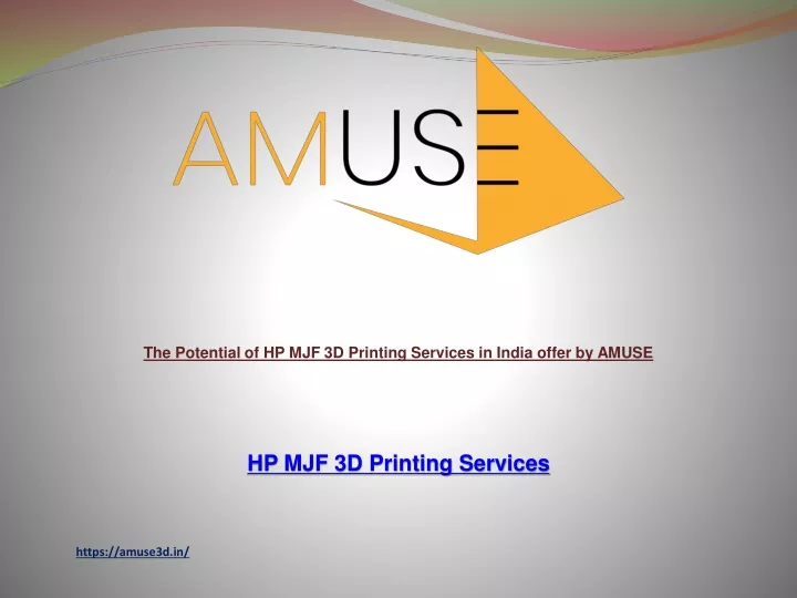 the potential of hp mjf 3d printing services