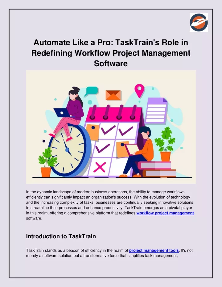 automate like a pro tasktrain s role