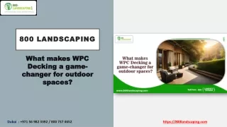 What makes WPC Decking a game changer for outdoor spaces