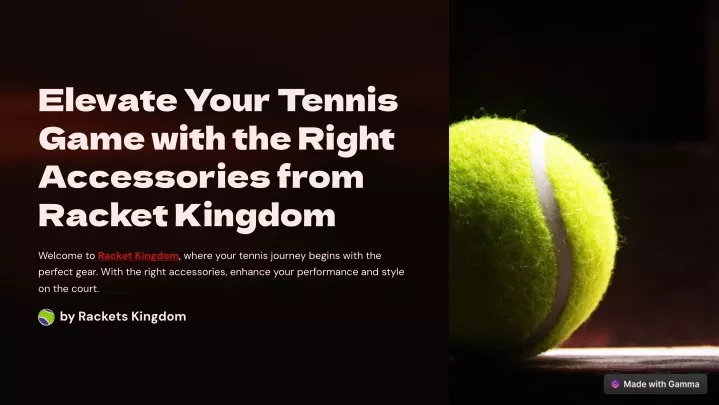 elevate your tennis game with the right