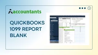 Effective Method to Fix If QuickBooks 1099 Report Blank