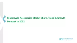 Motorcycle Accessories Market Growth Analysis & Forecast Report | 2024-2032