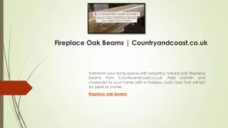 Oak Fire Surround | Countryandcoast.co.uk