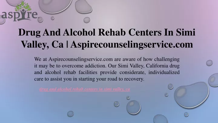 drug and alcohol rehab centers in simi valley